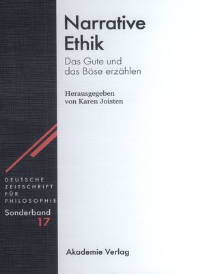 cover image of Narrative Ethik